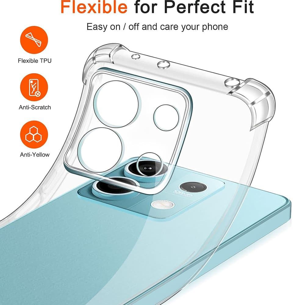 Techsuit Shockproof průhledný silikonový obal Xiaomi 15 Pro průhledný - náhled 4