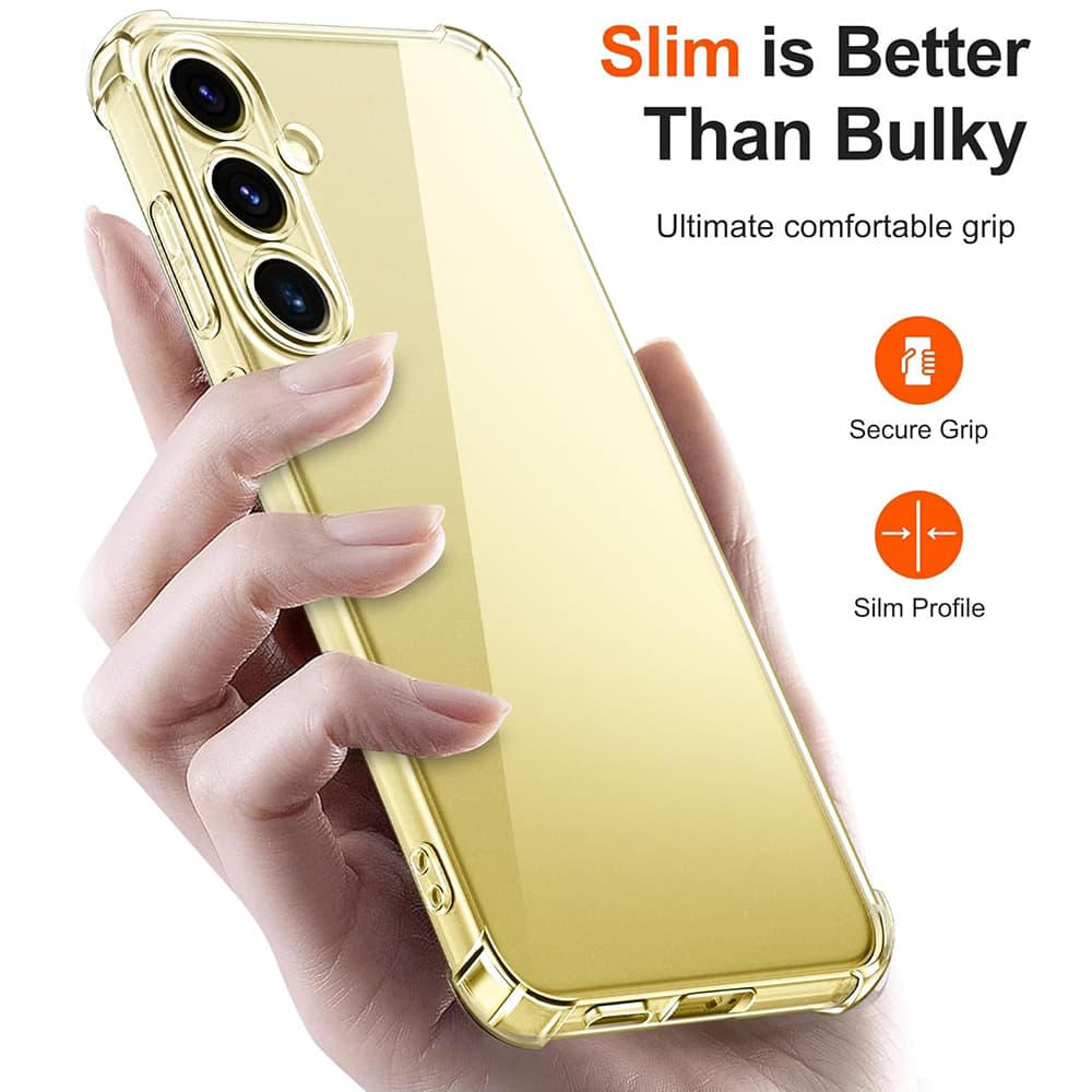 Techsuit Shockproof průhledný silikon Samsung Galaxy S25 průhledný - náhled 4
