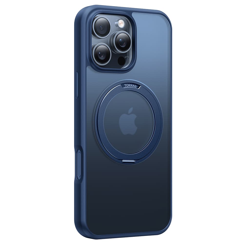 Torras Ostand Pro MagSafe Series iPhone 16 Pro Max námořnická modrá - náhled 4