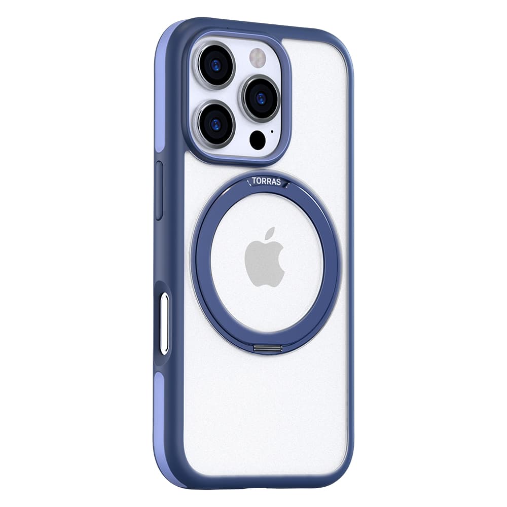 Torras Ostand R Fusion MagSafe Series iPhone 16 Pro námořnická modrá - náhled 4
