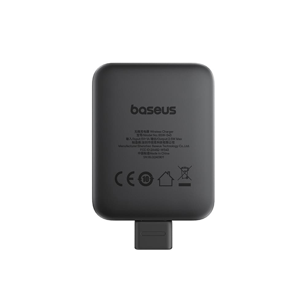 Baseus - magnetická bezdrátová nabíječka MagPro (P10264106123-00) - pro Apple Watch, USB-C, 2.5W - Cosmic Black - náhled 4