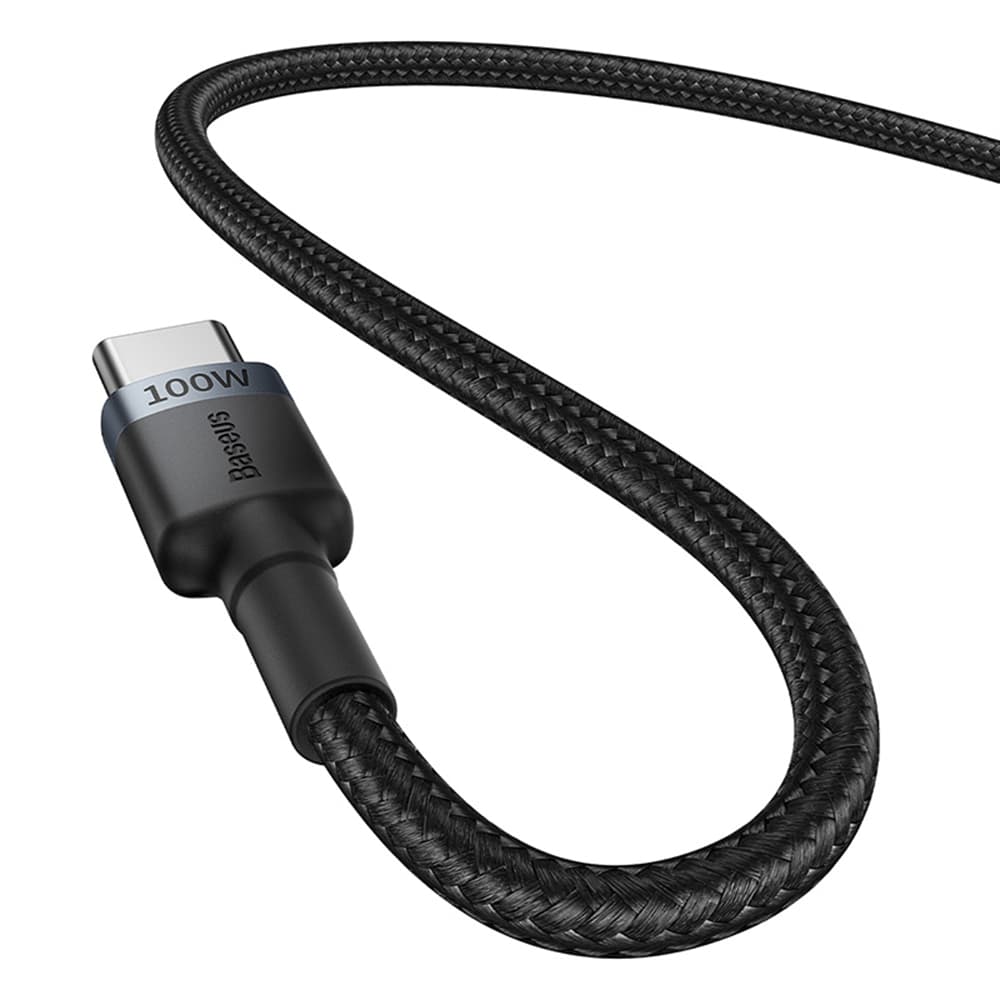 Baseus Data Cable Cafule Type-C na Type-C Rychlé nabíjení 100W 5A 1m černá/červená černá/šedá - náhled 4