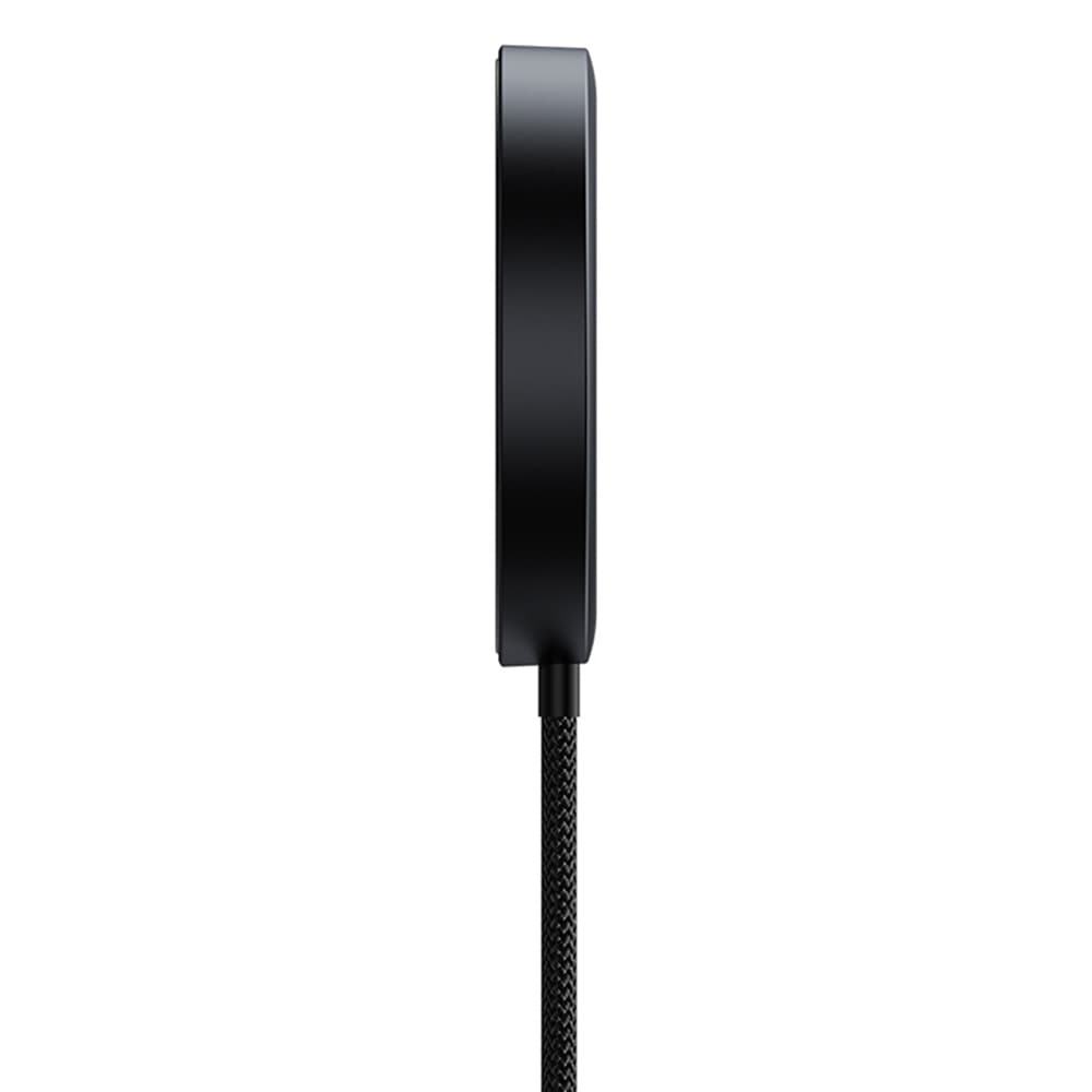 Baseus Magnetic Wireless Charger Simple Mini4 s držákem USB-C Qi2 15W 1m kosmická černá - náhled 4