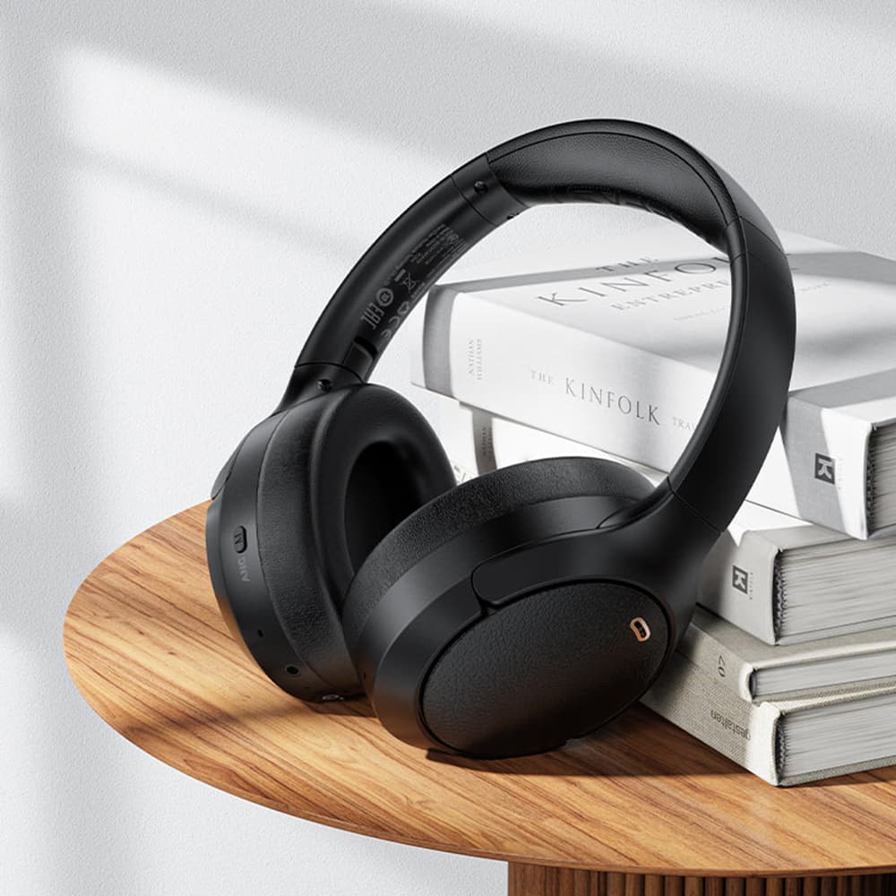 Acefast Wireless Headset H6 Type-C Bluetooth 5.3 aktivní potlačení hluku IPX4 500mAh Hi-Fi zvuk černá - náhled 4