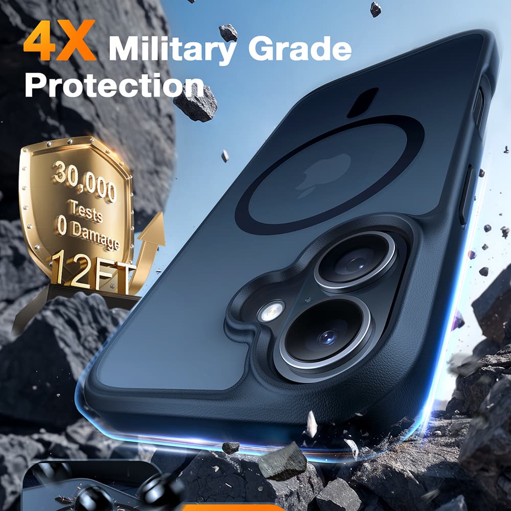 Torras Guardian Magnetic Series pro iPhone 16 černý - náhled 4