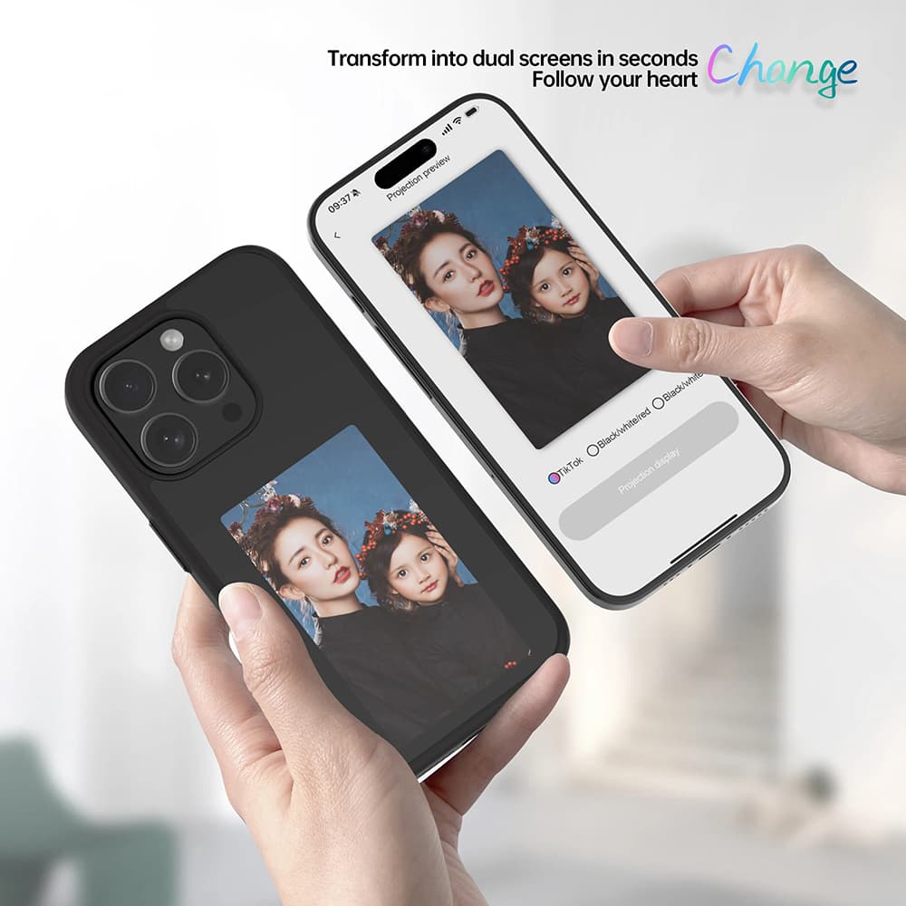 Techsuit SmartScreen NFC pro iPhone 16 Plus černý - náhled 4