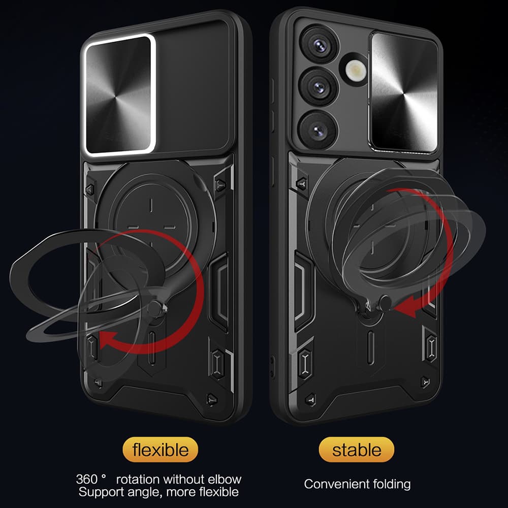 Techsuit CamGuard Pro pro Samsung Galaxy S25 růžově zlatý - náhled 4