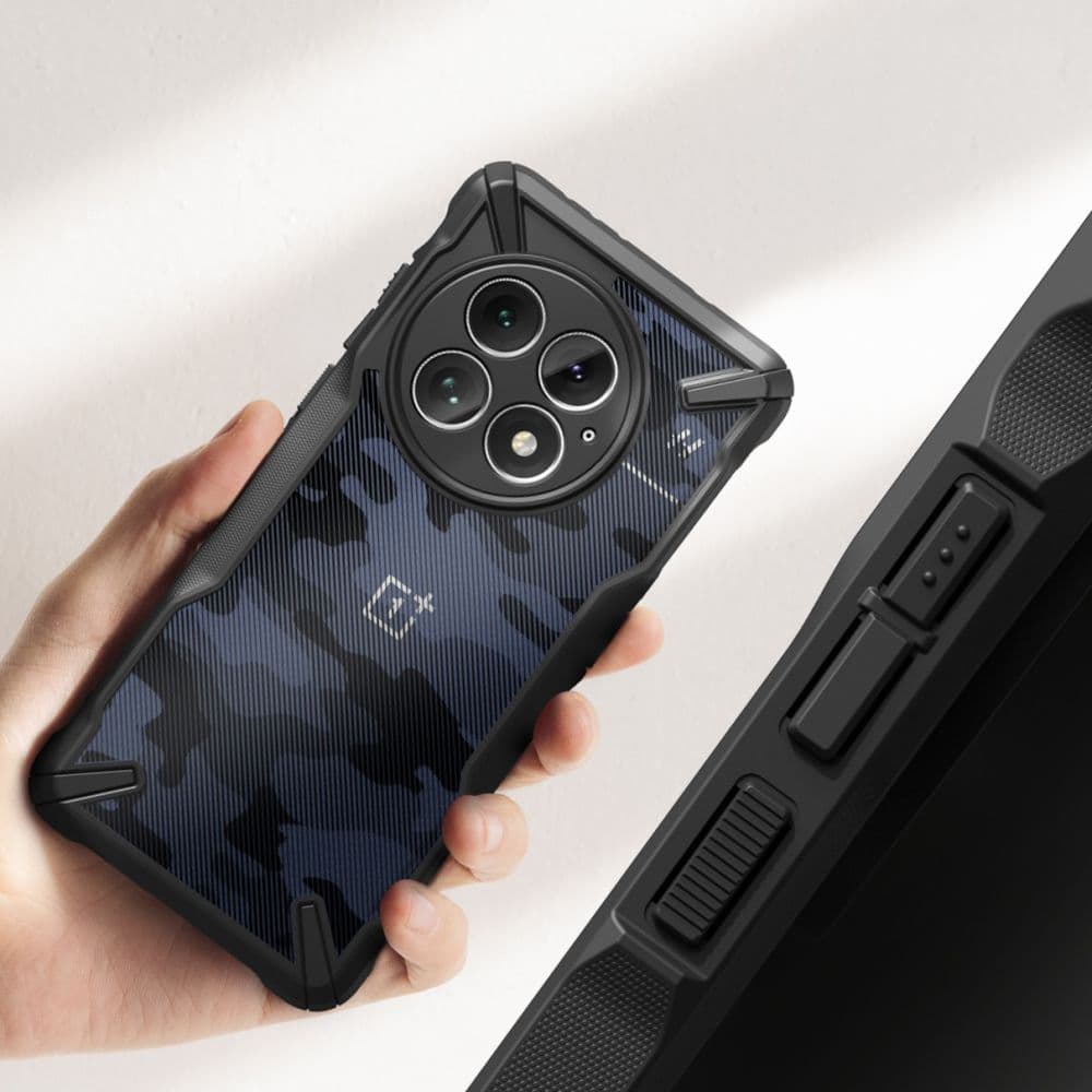 Ringke Fusion X Design OnePlus 13 maskáčová černá - náhled 4