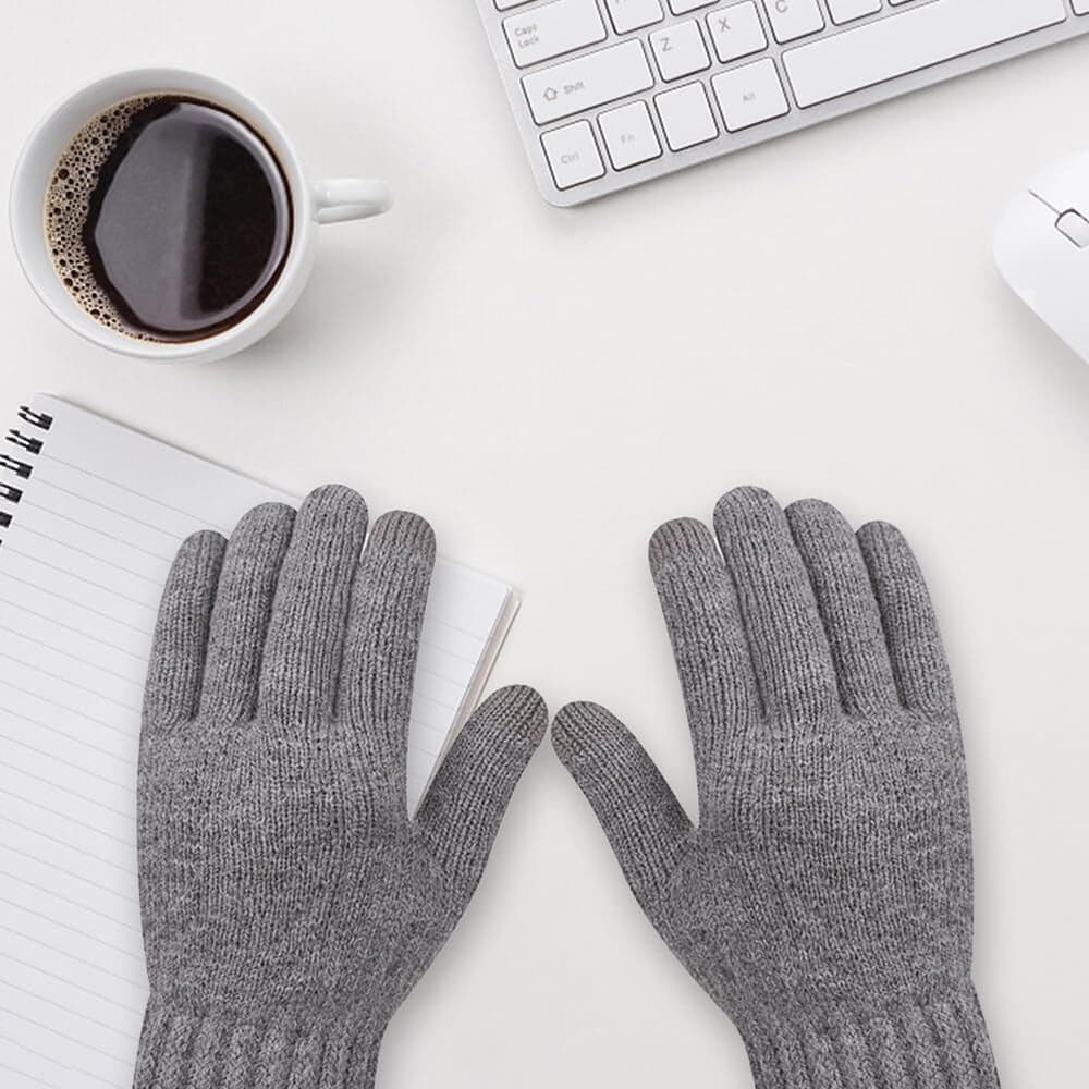 Techsuit Gloves ST0015 z alpaka vlny velikost 21 cm černé - náhled 4