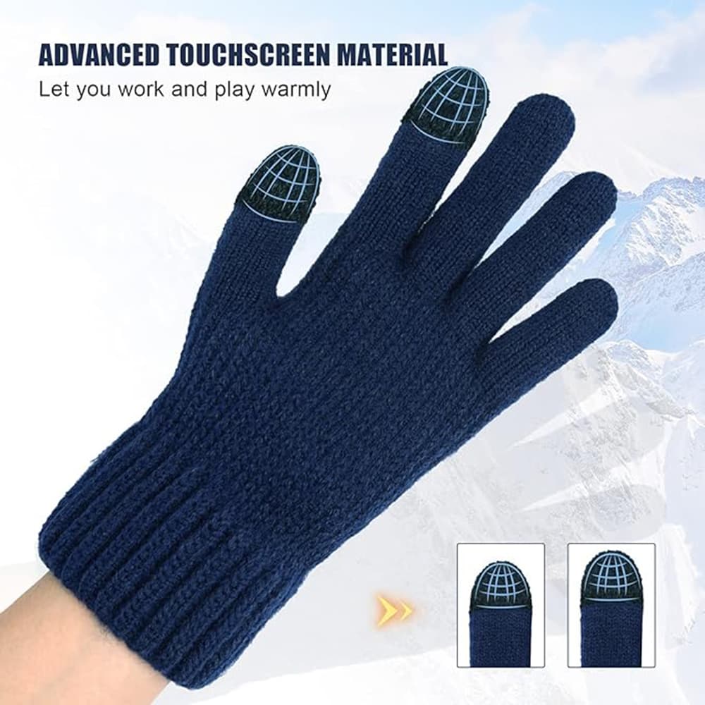 Techsuit rukavice ST0012 z alpaka vlny velikost 22cm světle šedé - náhled 4