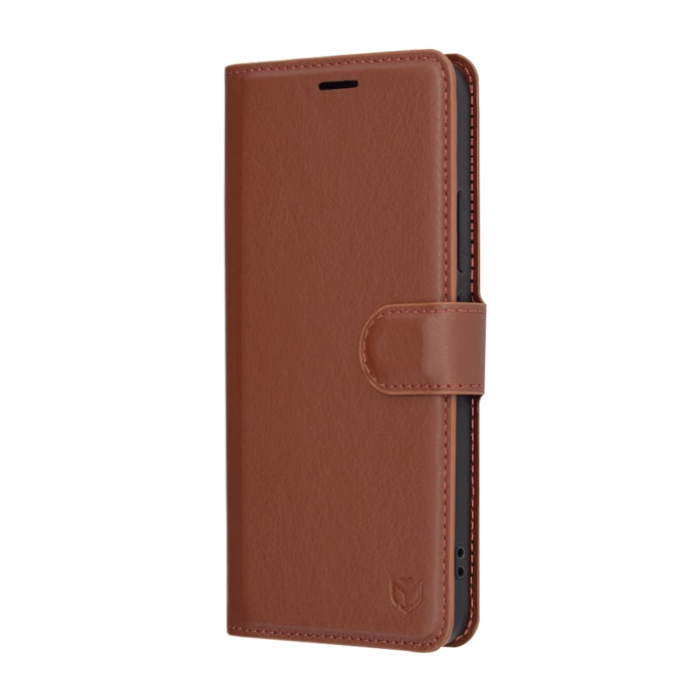Kožené pouzdro Techsuit Xiaomi 15 hnědé - náhled 4