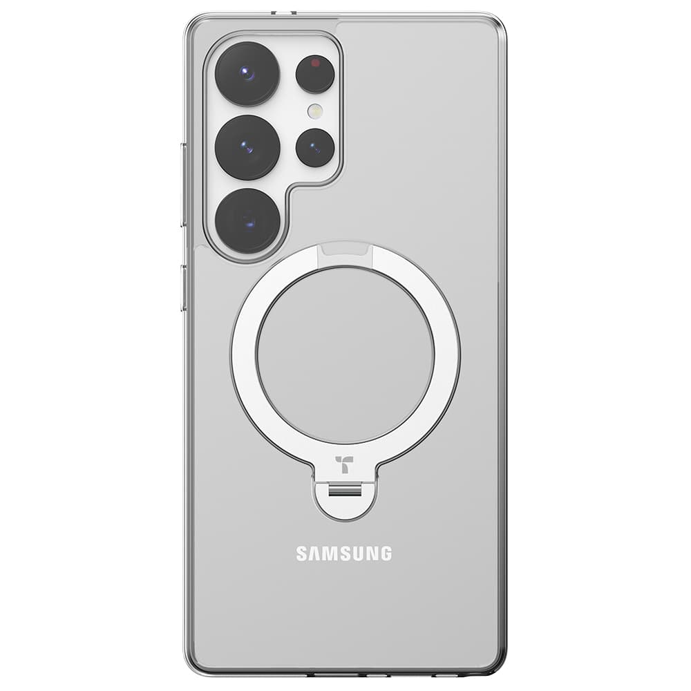 Torras Ostand Spin MagSafe Series Samsung Galaxy S25 Ultra průhledný - náhled 4