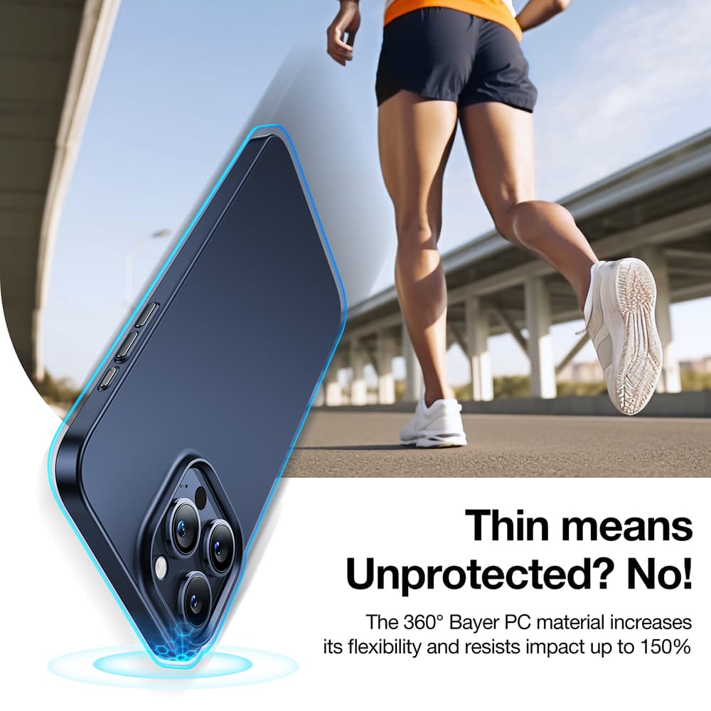 Torras OriginFit-Mag Series kryt pro iPhone 15 Pro tmavě modrý - náhled 4