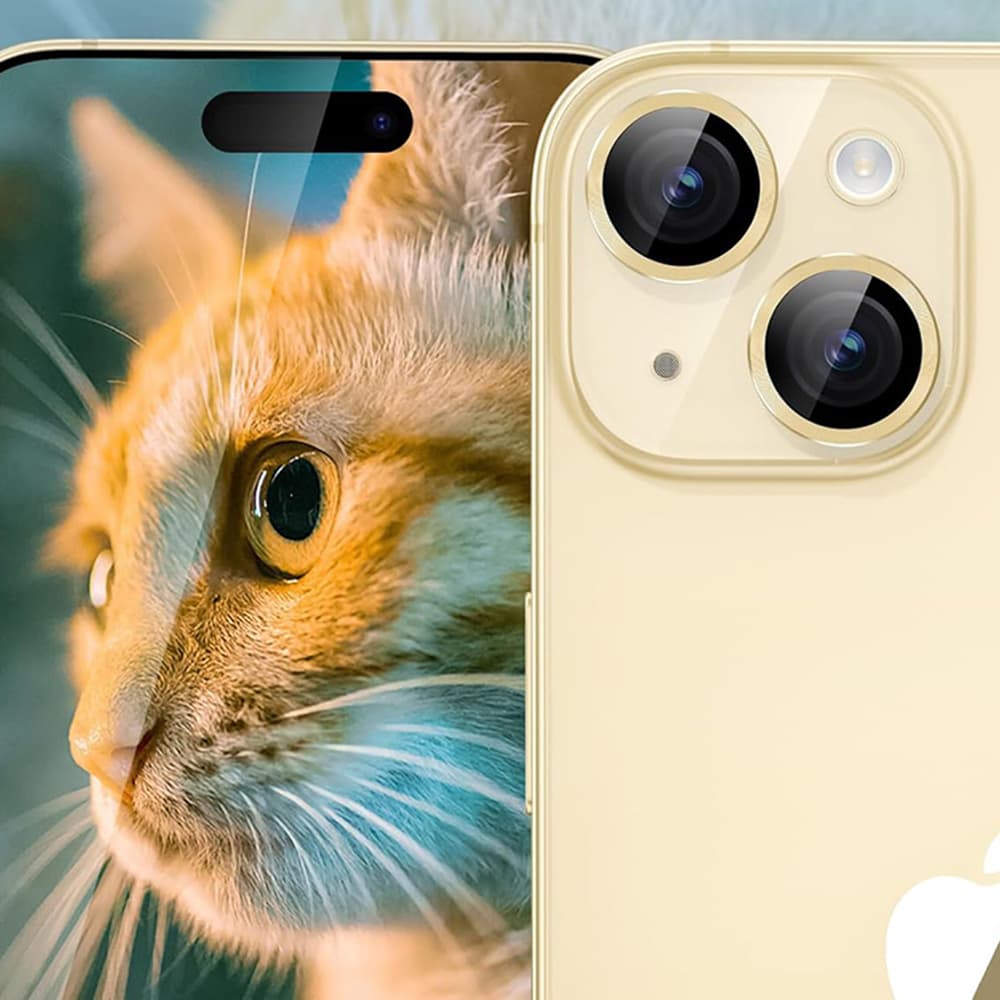 Ochranné sklo na fotoaparát Lito S+ iPhone 14 iPhone 14 Plus žlutá - náhled 4
