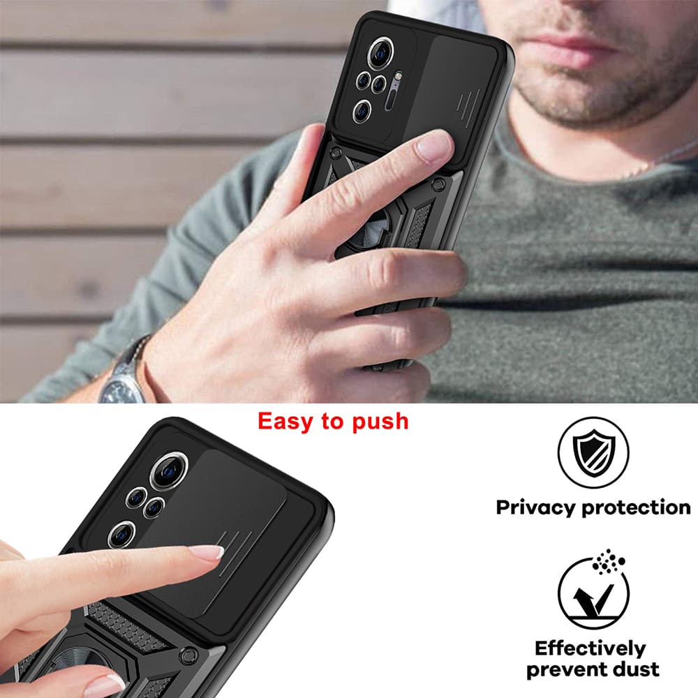 Techsuit CamShield Series pro Xiaomi Redmi Note 10 Pro/Max černá - náhled 4