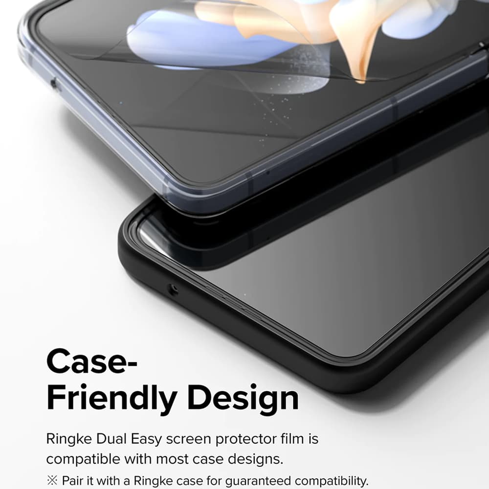 Ringke Dual Easy Full 2 kusy Samsung Galaxy Z Flip4 čirý - náhled 4