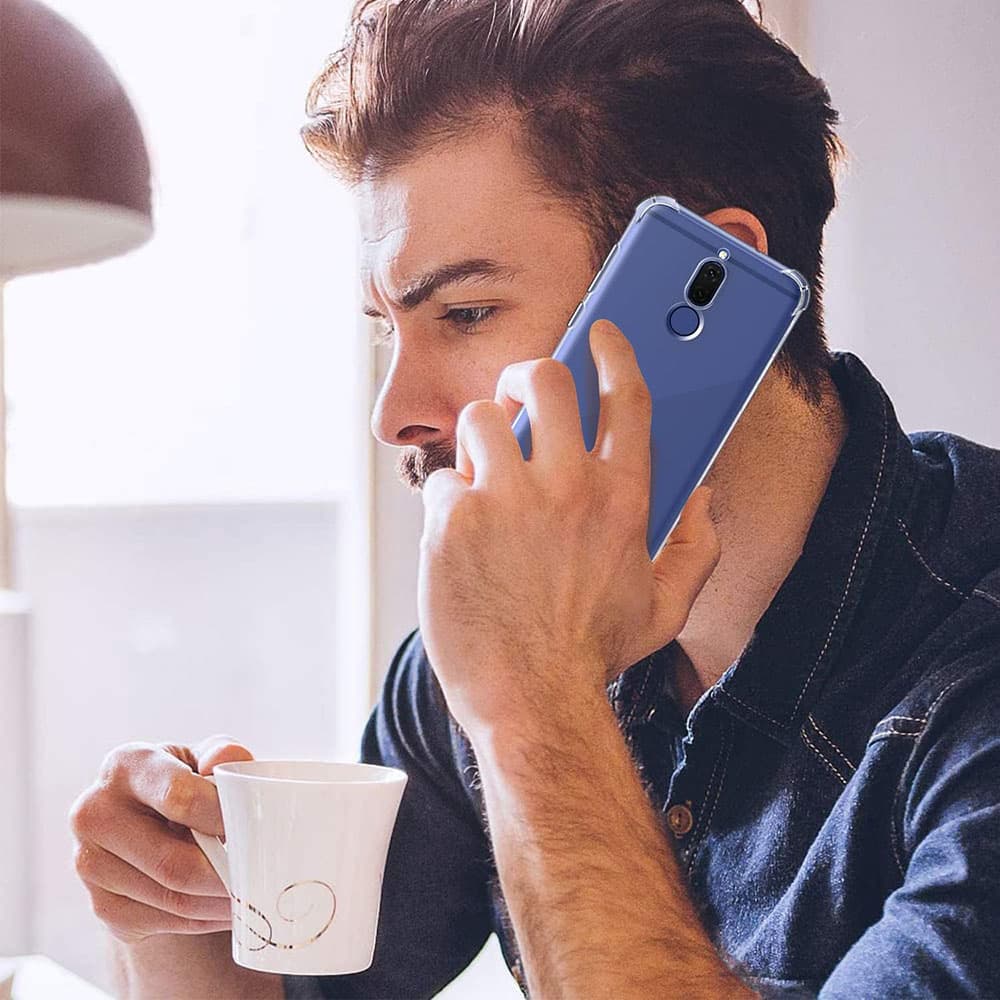 Techsuit nárazuvzdorný průhledný silikonový kryt pro Huawei Mate 10 Lite - náhled 4