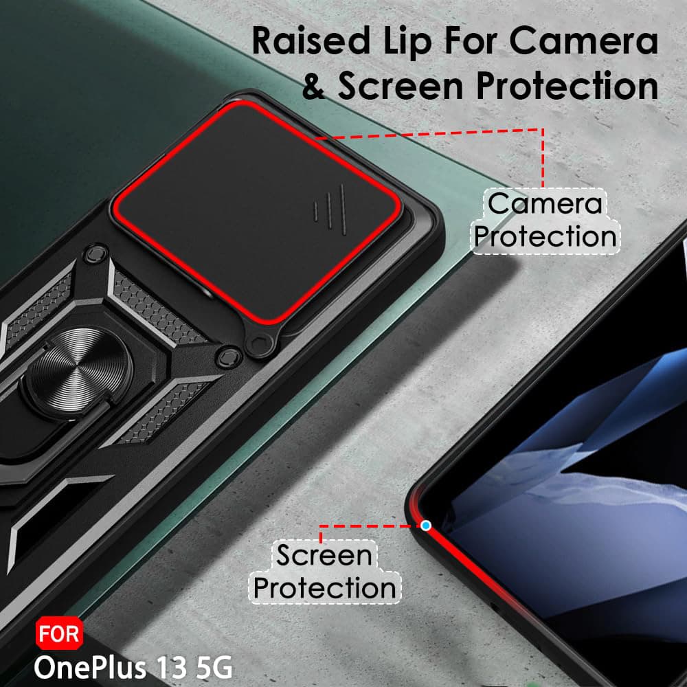 Techsuit CamShield Series OnePlus 13 černý obal - náhled 4