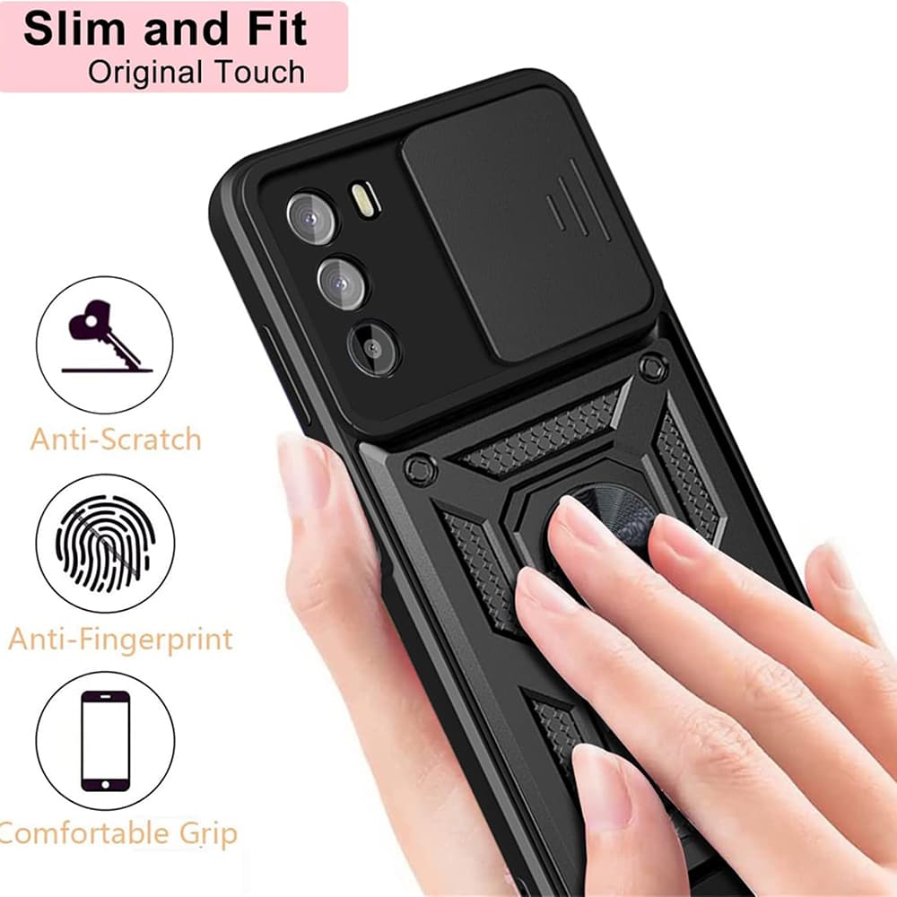 Techsuit CamShield Series pouzdro pro Motorola Moto G62 5G černé - náhled 4