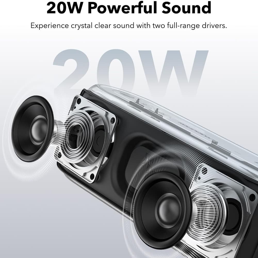 Anker Wireless Speaker Soundcore Select 2S True Wireless Stereo 20W IPX7 černý - náhled 4
