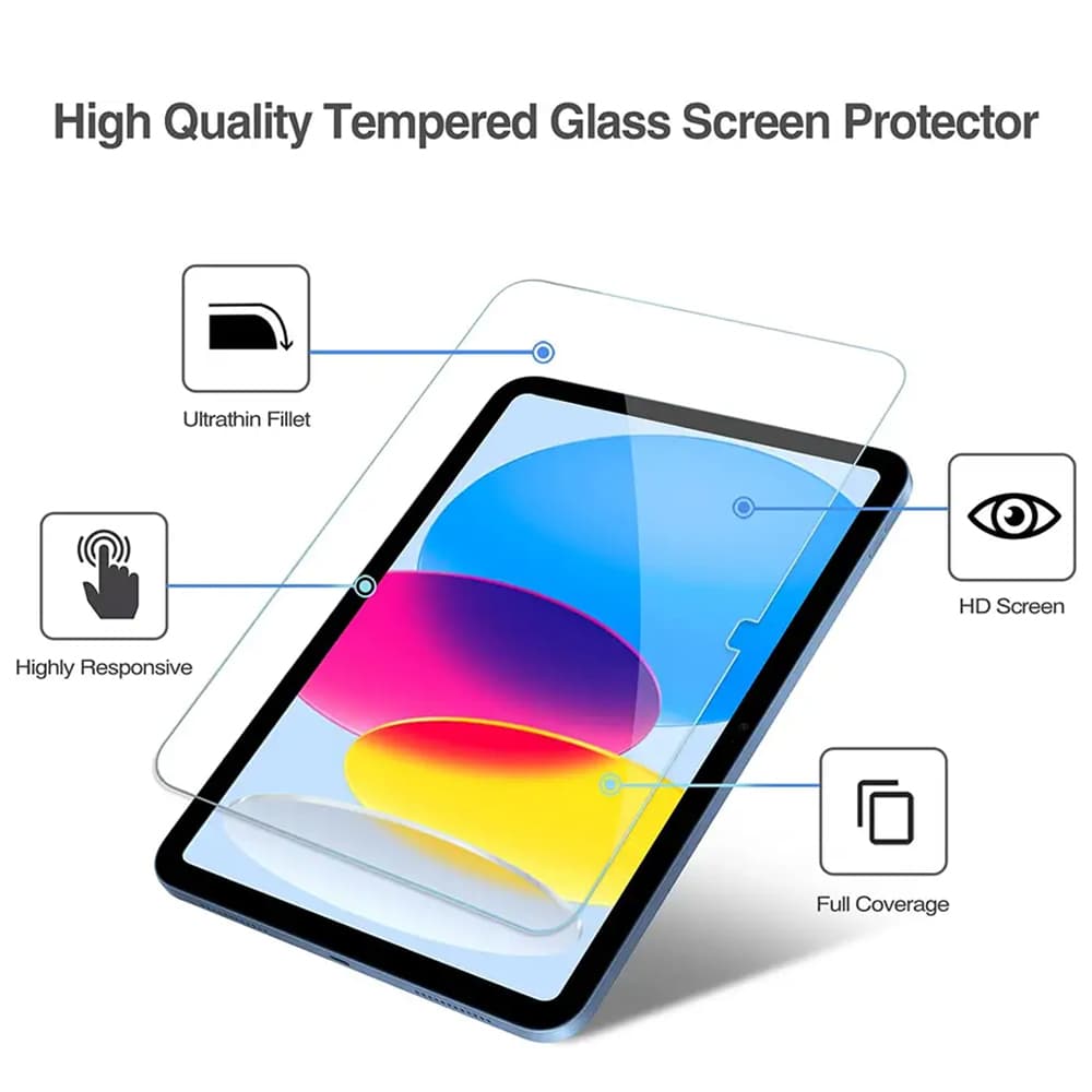 Lito 2.5D Classic Glass iPad 10 2022 10.9 11 2025 Průhledné - náhled 4
