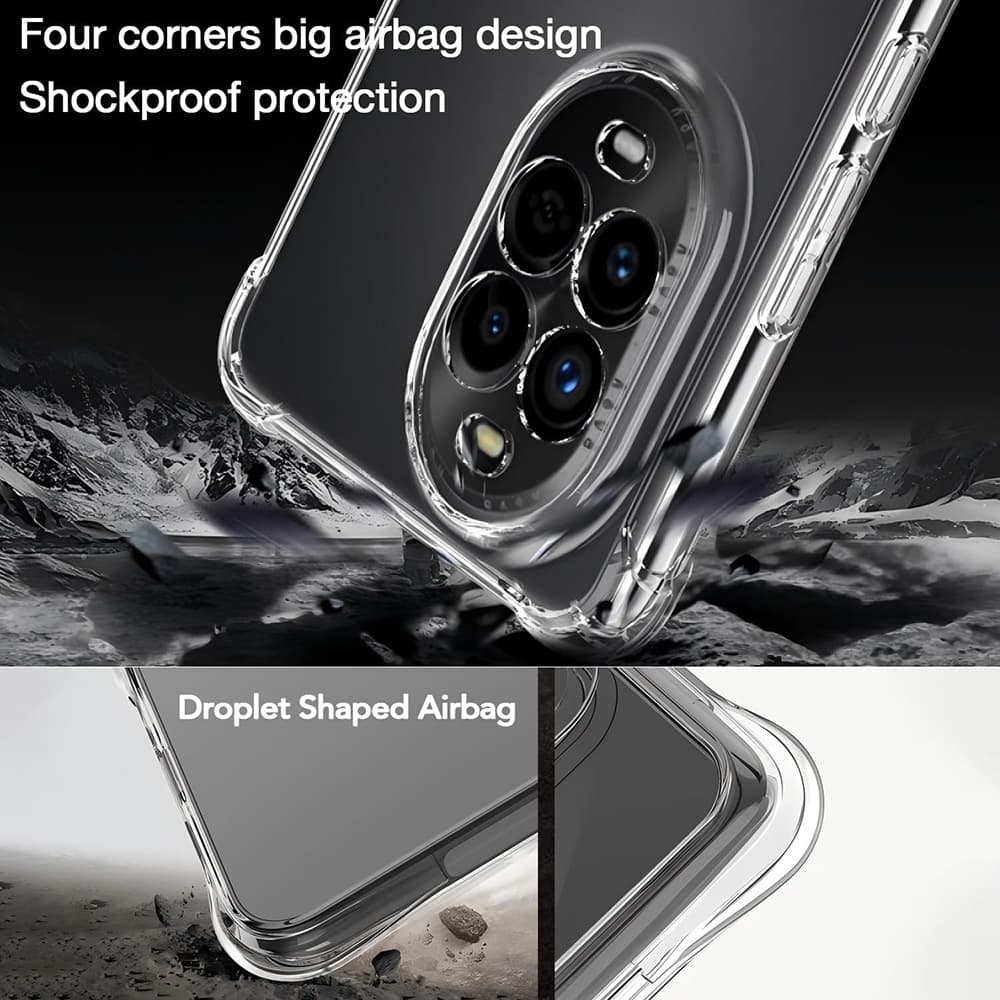 Techsuit Shockproof průhledný silikonový obal Huawei nova 13 Pro průhledný - náhled 4