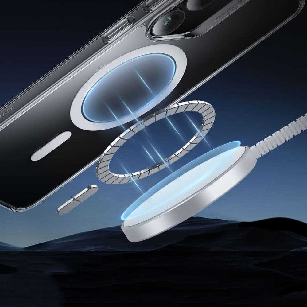 ESR Classic Hybrid HaloLock pro Samsung Galaxy S25 Plus průhledný - náhled 4