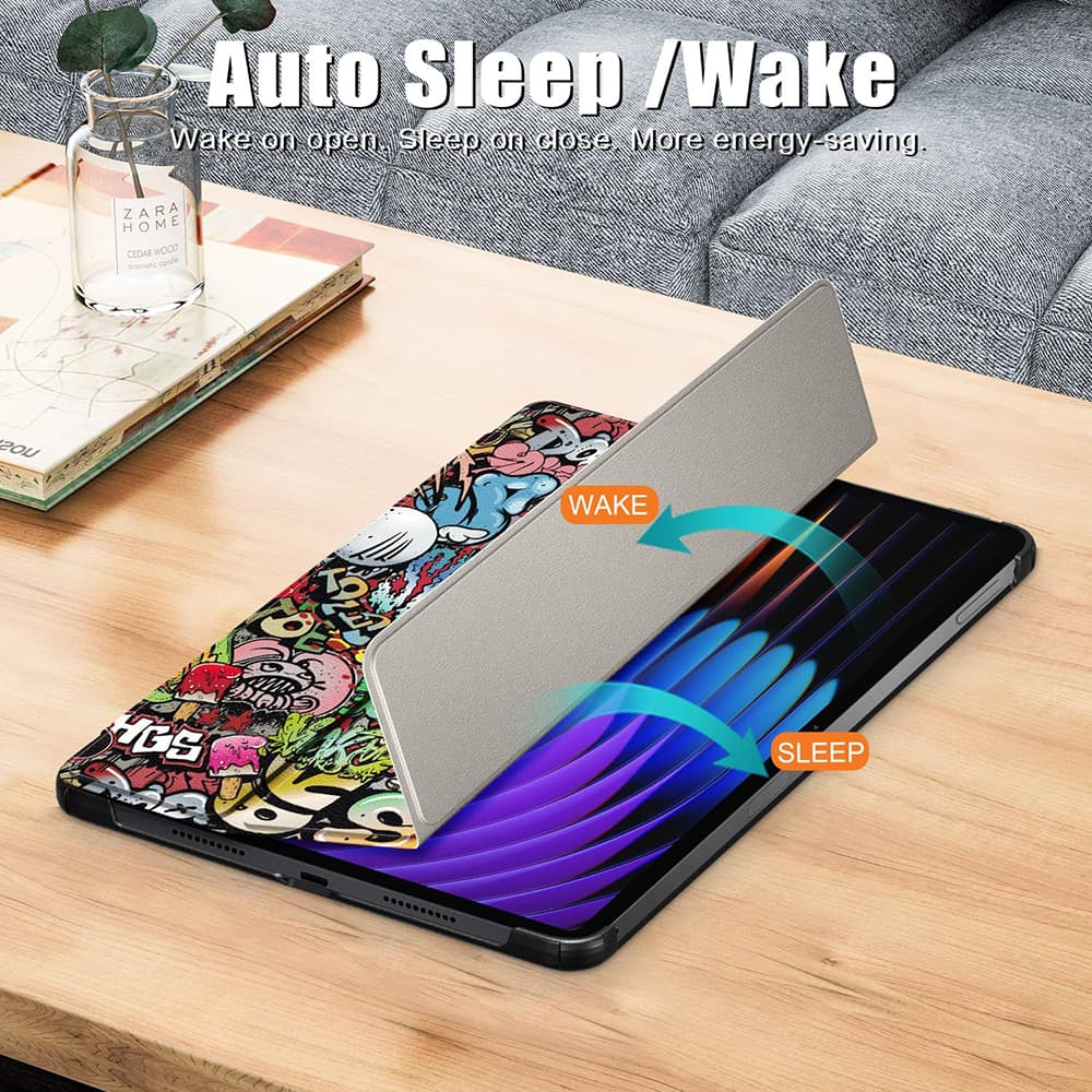 Pouzdro Techsuit FoldPro pro Xiaomi Pad 7 / 7 Pro / 8 / 8 Pro s motivem Urban Vibe - náhled 4