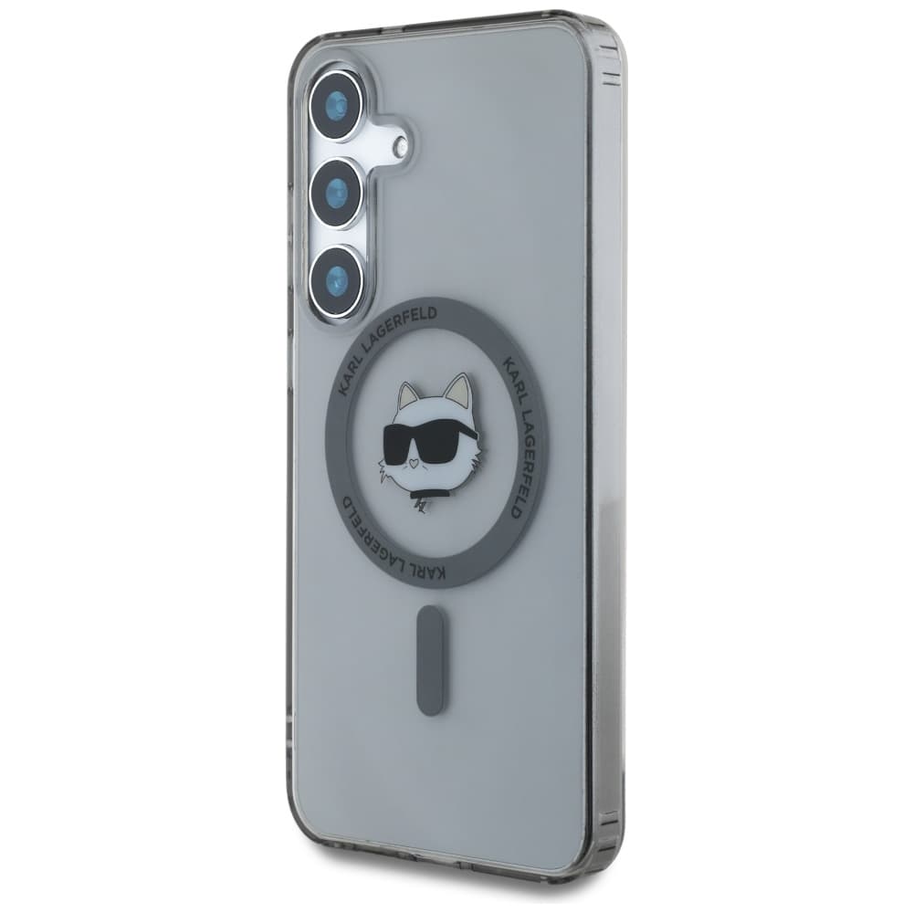 Karl Lagerfeld IML MagSafe Samsung Galaxy S25 Choupette's Head černá - náhled 4