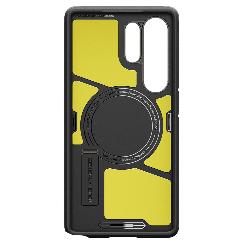Pouzdro Spigen Tough Armor MagSafe pro Samsung Galaxy S25 Ultra v šedé barvě - náhled 4