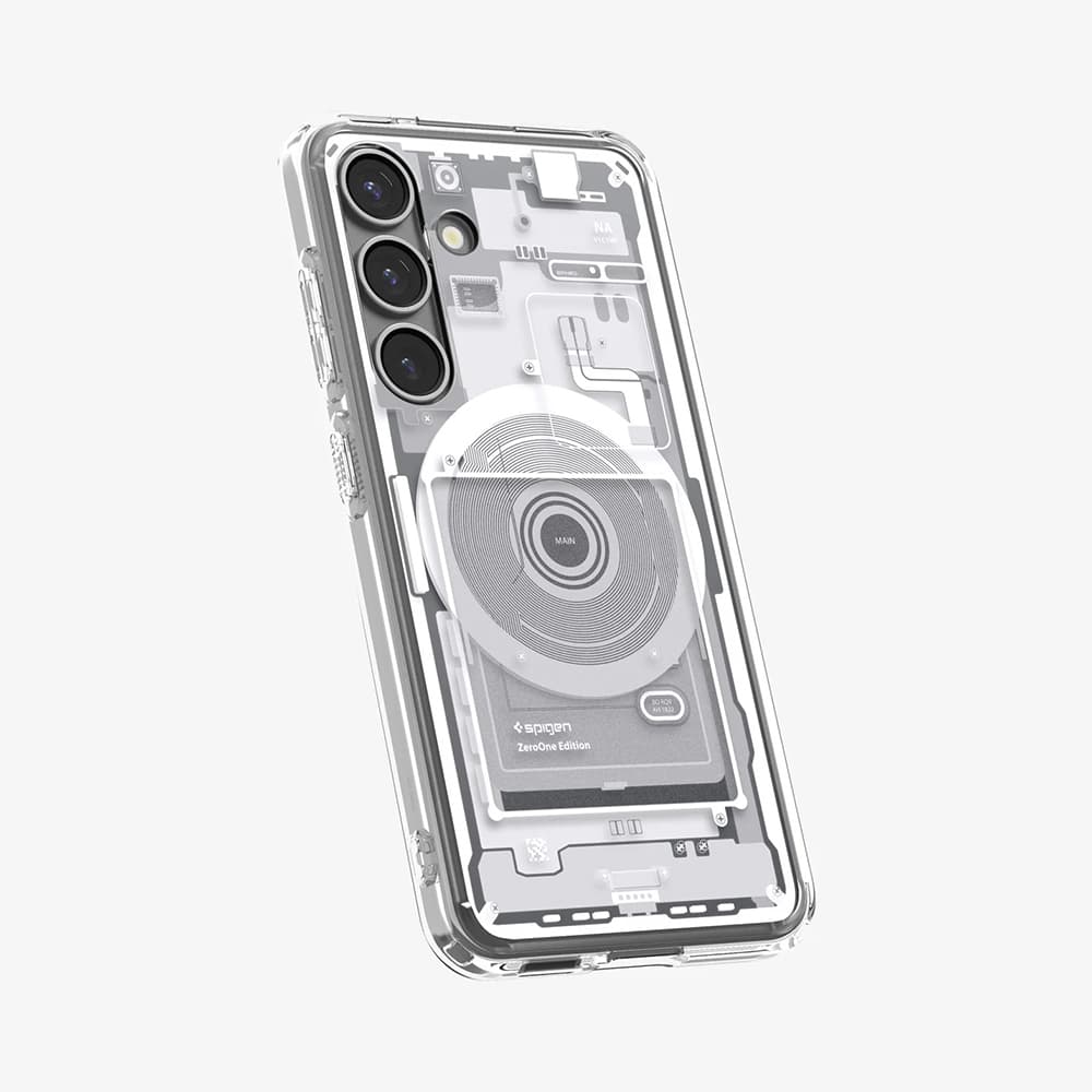 Spigen Ultra Hybrid Zero One MagSafe pro Samsung Galaxy S25 bílá - náhled 4