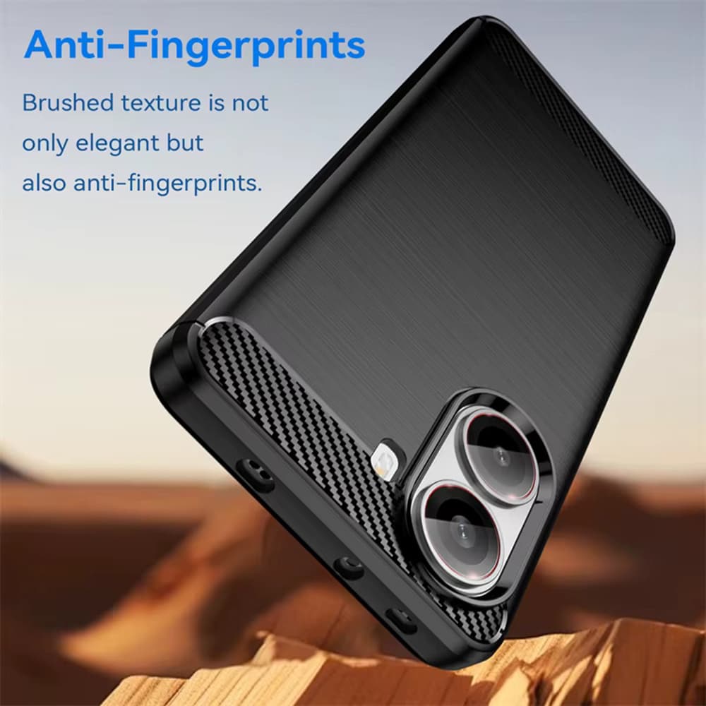 Pouzdro Techsuit Carbon Silicone pro Xiaomi Poco X7 Pro černé - náhled 4