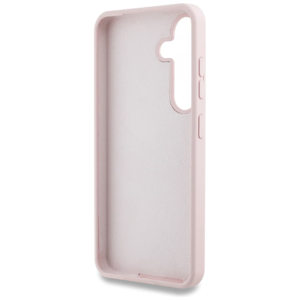 Guess Silicone 4G Big Metal Logo pro Samsung Galaxy S25 růžová - náhled 4