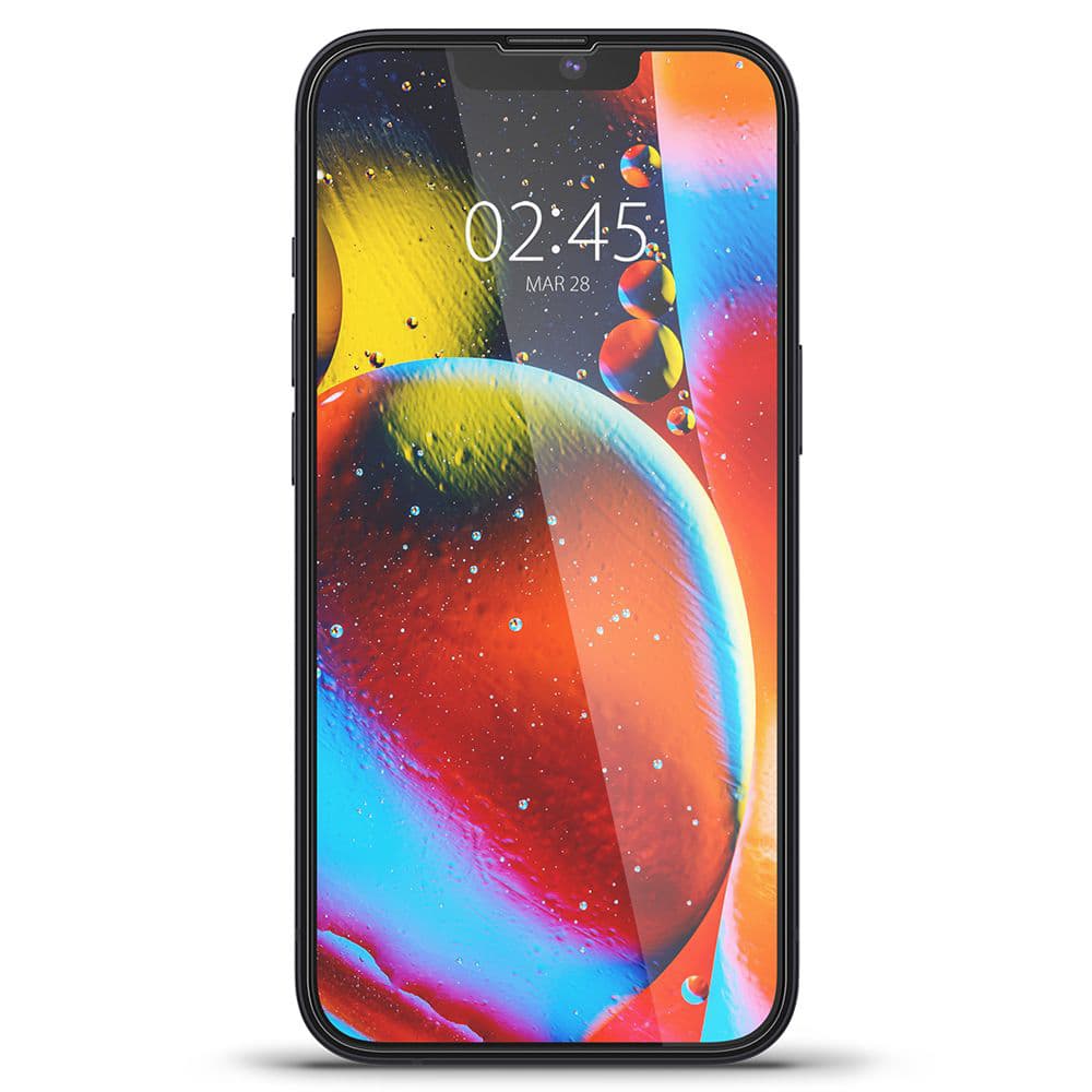 Spigen Glas.tR Slim pro iPhone 13 13 Pro 14 16e černý - náhled 4
