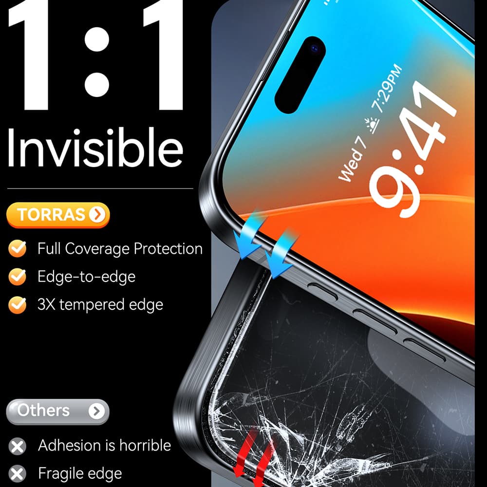 Torras GlassGo Install Master pro iPhone 16 Plus černý - náhled 4