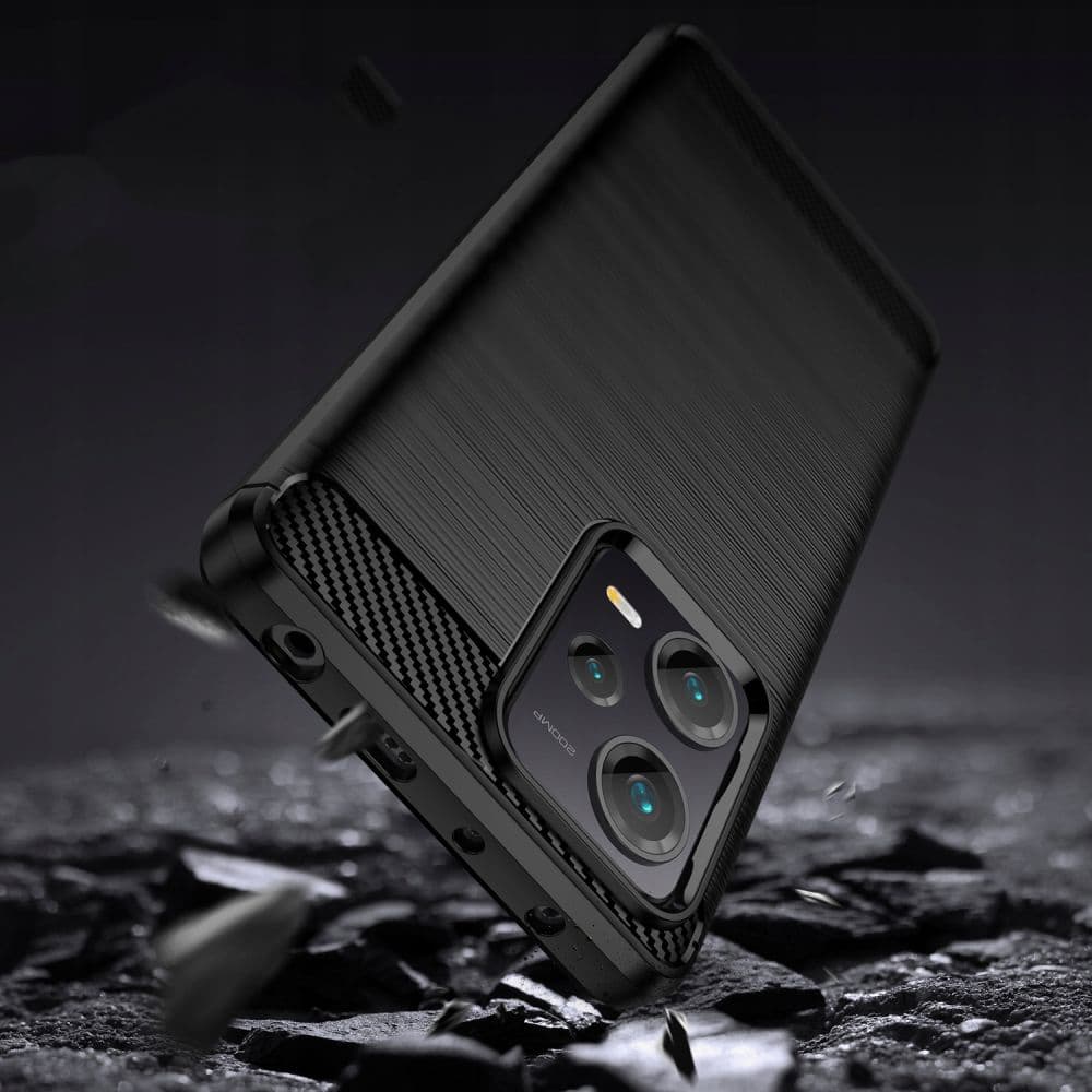 Techsuit Karbon Silikon Xiaomi Redmi Note 12 5G Poco X5 Černá - náhled 4