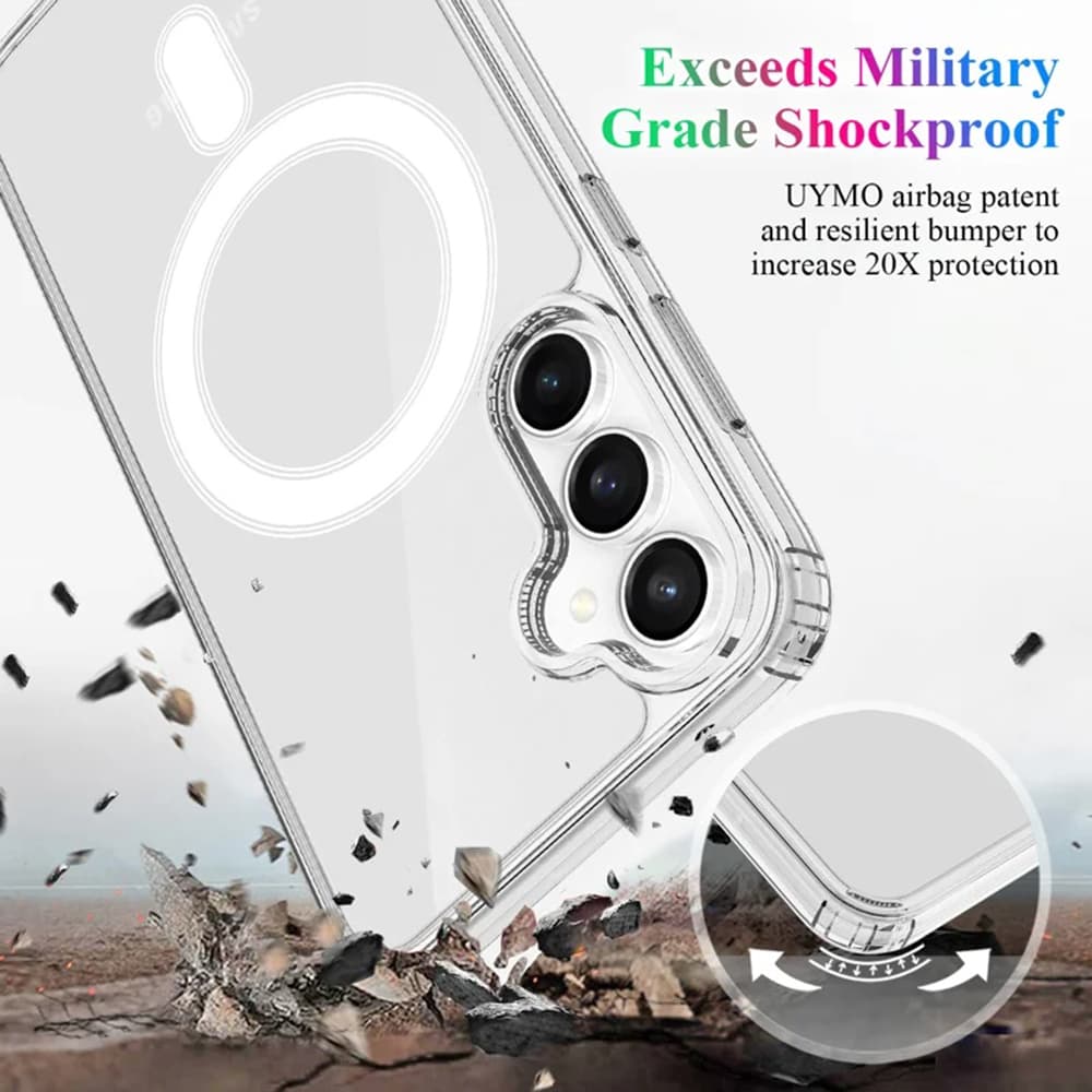 Techsuit MagSafe Pro Samsung Galaxy S24 Plus Průhledný - náhled 4
