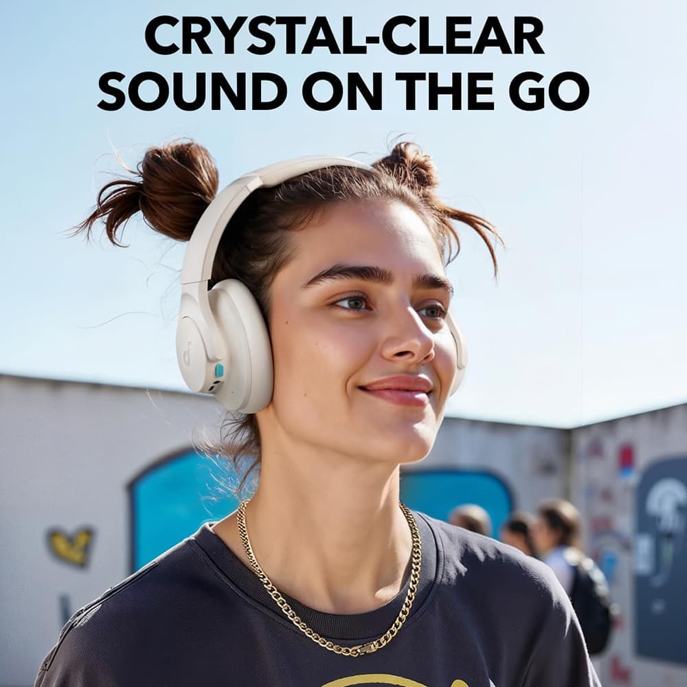 Anker bezdrátová sluchátka SoundCore Q11i A3005G21 bílá - náhled 4