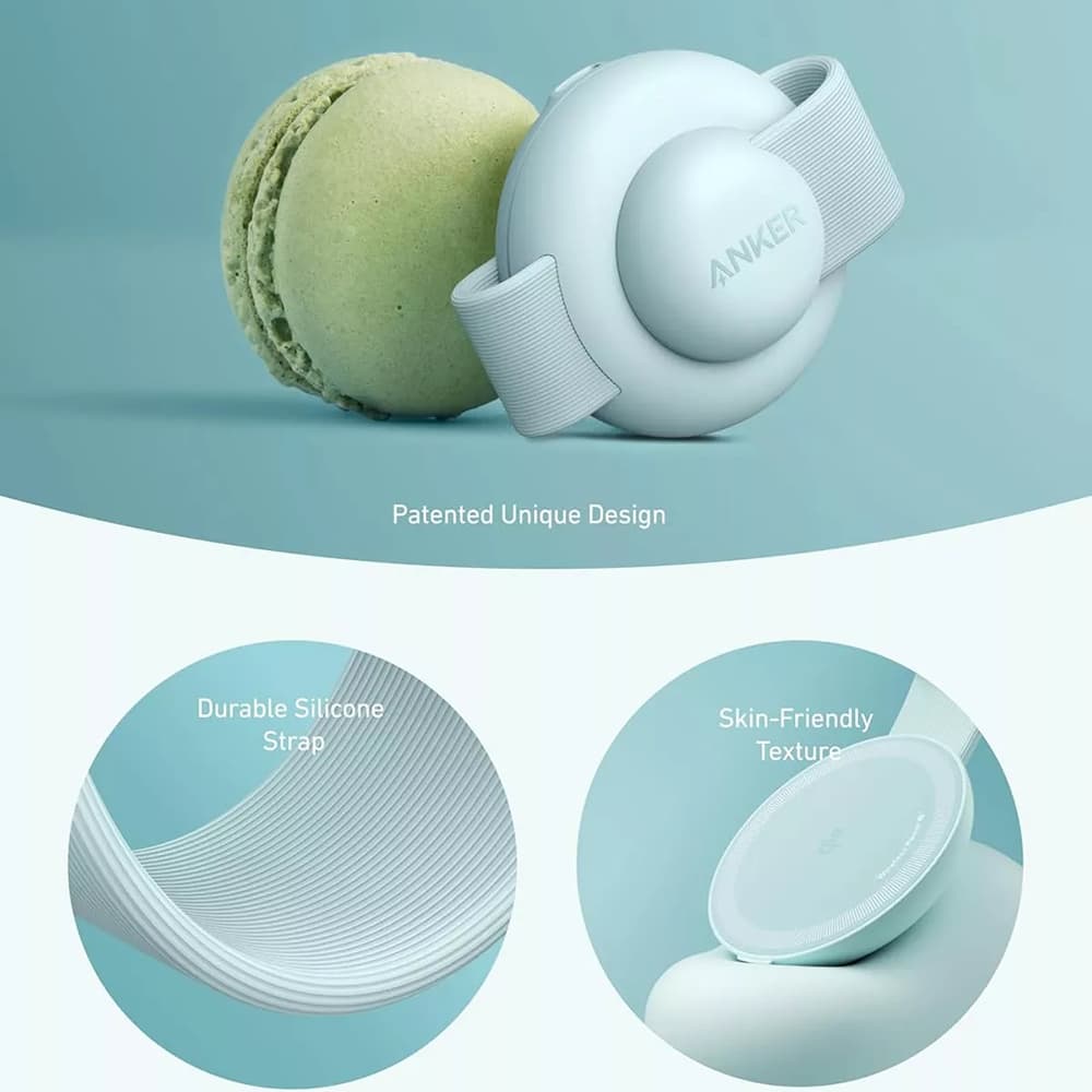 Anker Wireless Charger MagGo 3-in-1 pro iPhone 15/16 AirPods Apple Watch skládací 15W zelená - náhled 4