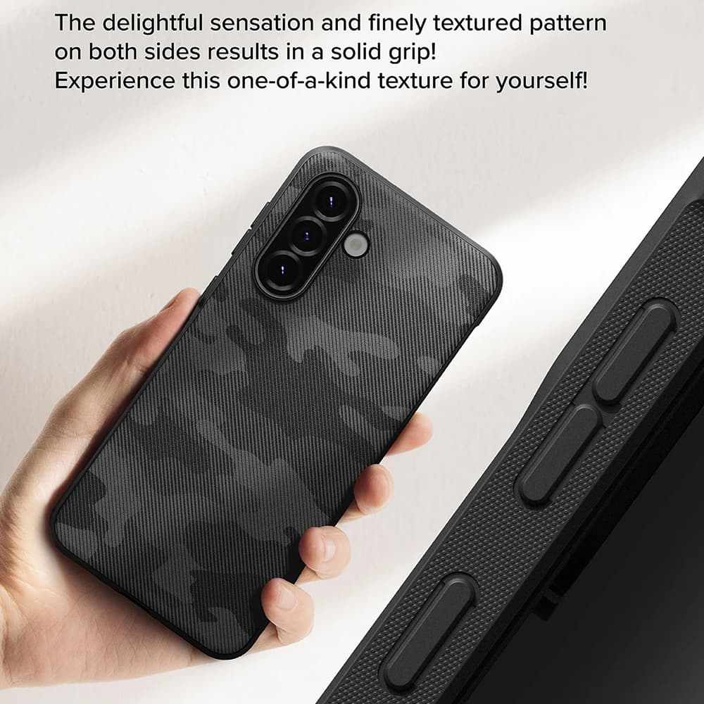 Ringke Onyx Design Samsung Galaxy A36 5G A56 5G maskáčová černá - náhled 4