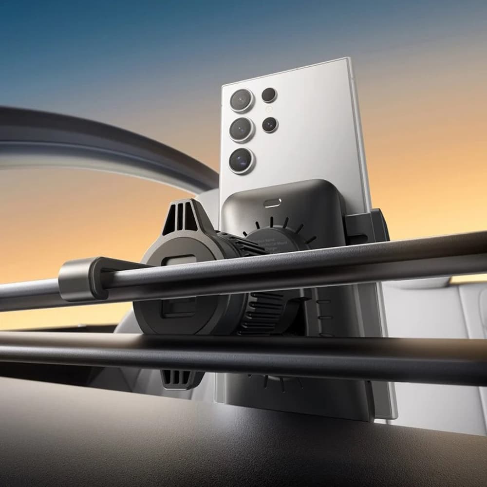 Baseus Wireless Car Vent Holder Wisdom Pro 15W 360° černý - náhled 4