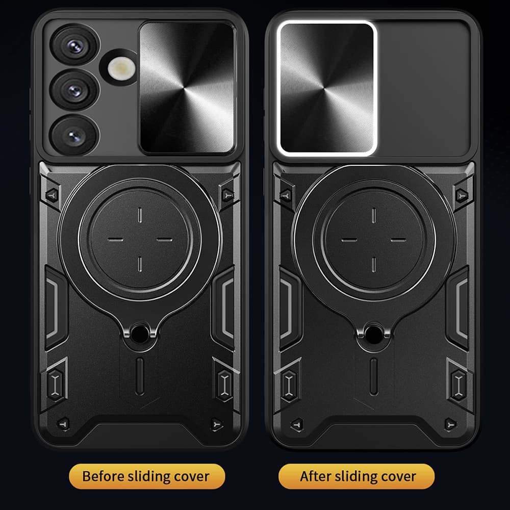 Pouzdro Techsuit CamGuard Pro pro Samsung Galaxy S25 Edge červené - náhled 4