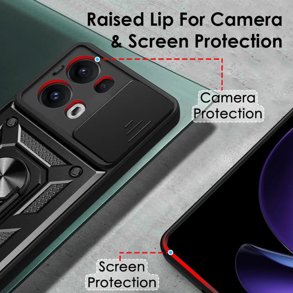 Techsuit CamShield Series pro Oppo Reno13 Pro černý - náhled 4
