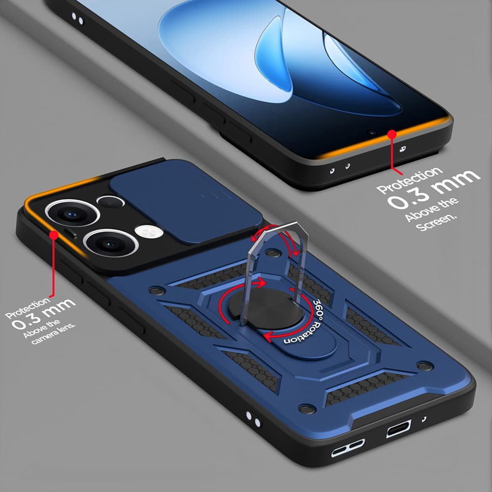 Techsuit CamShield Series pro Oppo Reno13 zelený - náhled 4