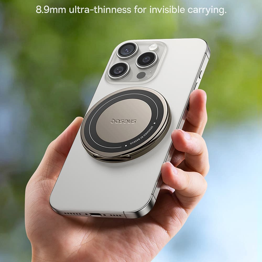 Baseus Car Holder PrimeTrip VX1 pro cestování magnetický ultra tenký skládací černý - náhled 4