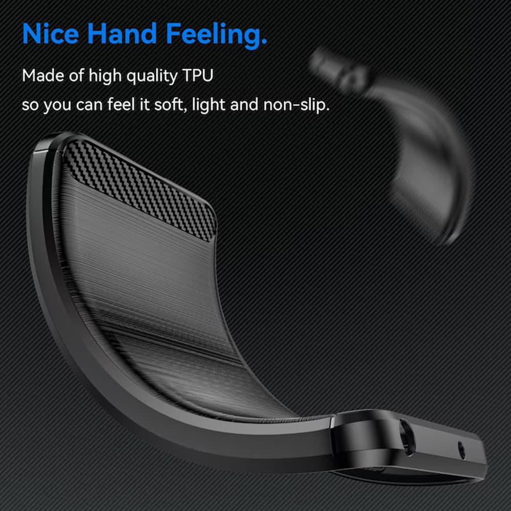 Techsuit Carbon Silicone pro Motorola Edge 50 Neo Edge 60 Neo ThinkPhone 25 černá - náhled 4