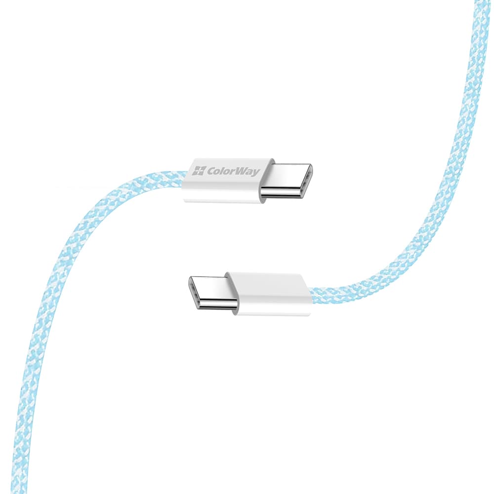 ColorWay Data Cable pro MacBook Pro Type-C na Type-C PD Rychlonabíjení 60W 1m modrá - náhled 4
