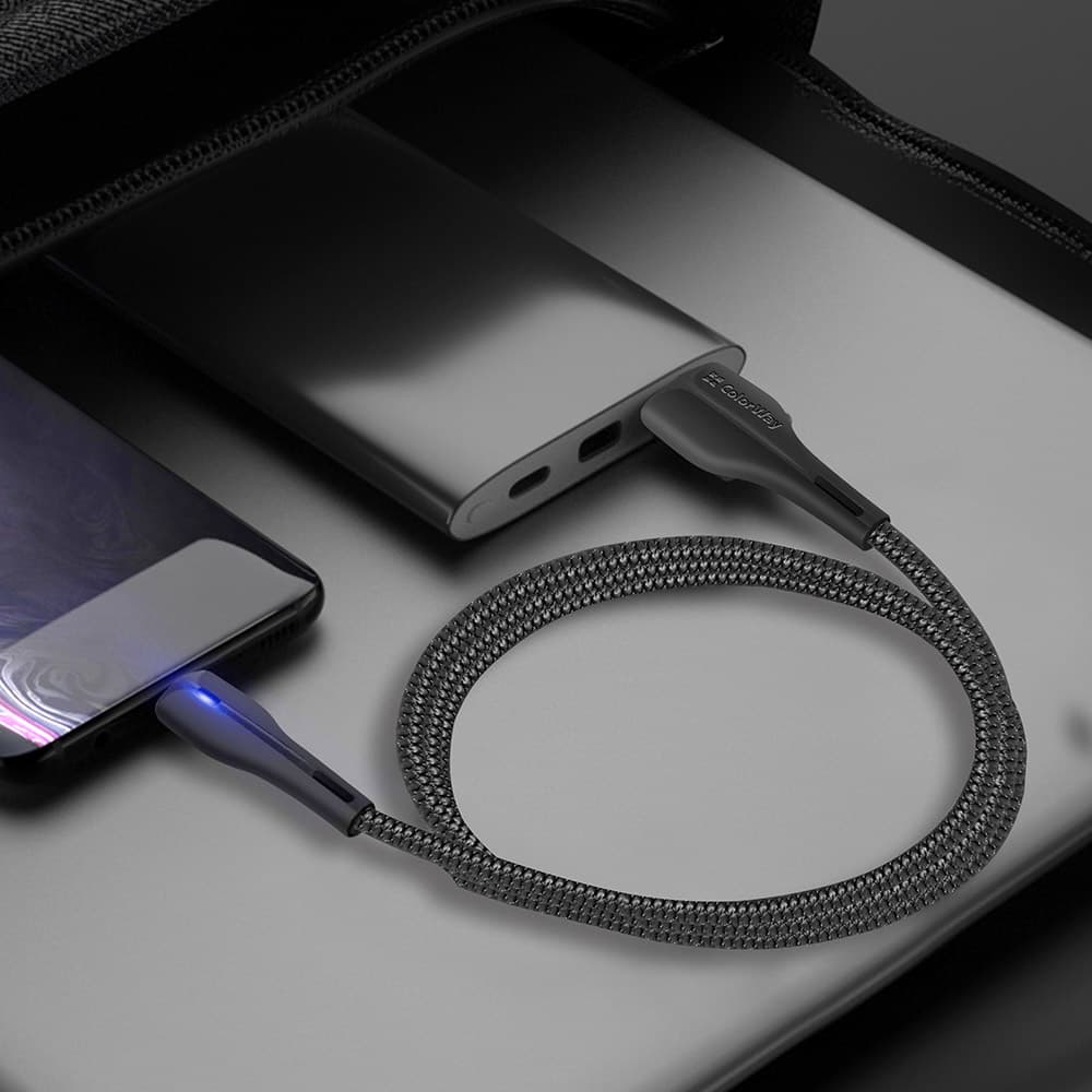 ColorWay Data Cable USB na Type-C pro synchronizaci a nabíjení 1m černá - náhled 4