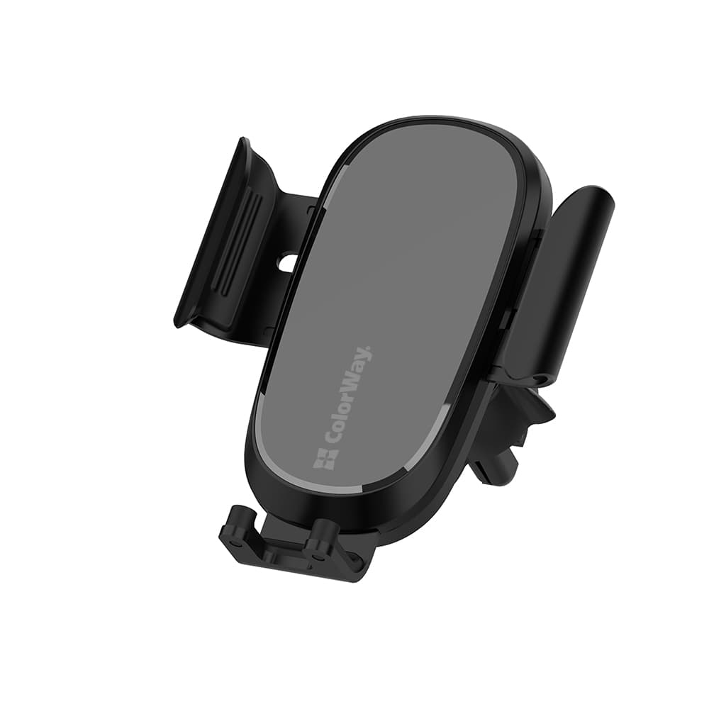 ColorWay Wireless Gravity držák do auta na větrací mřížku černý - náhled 4