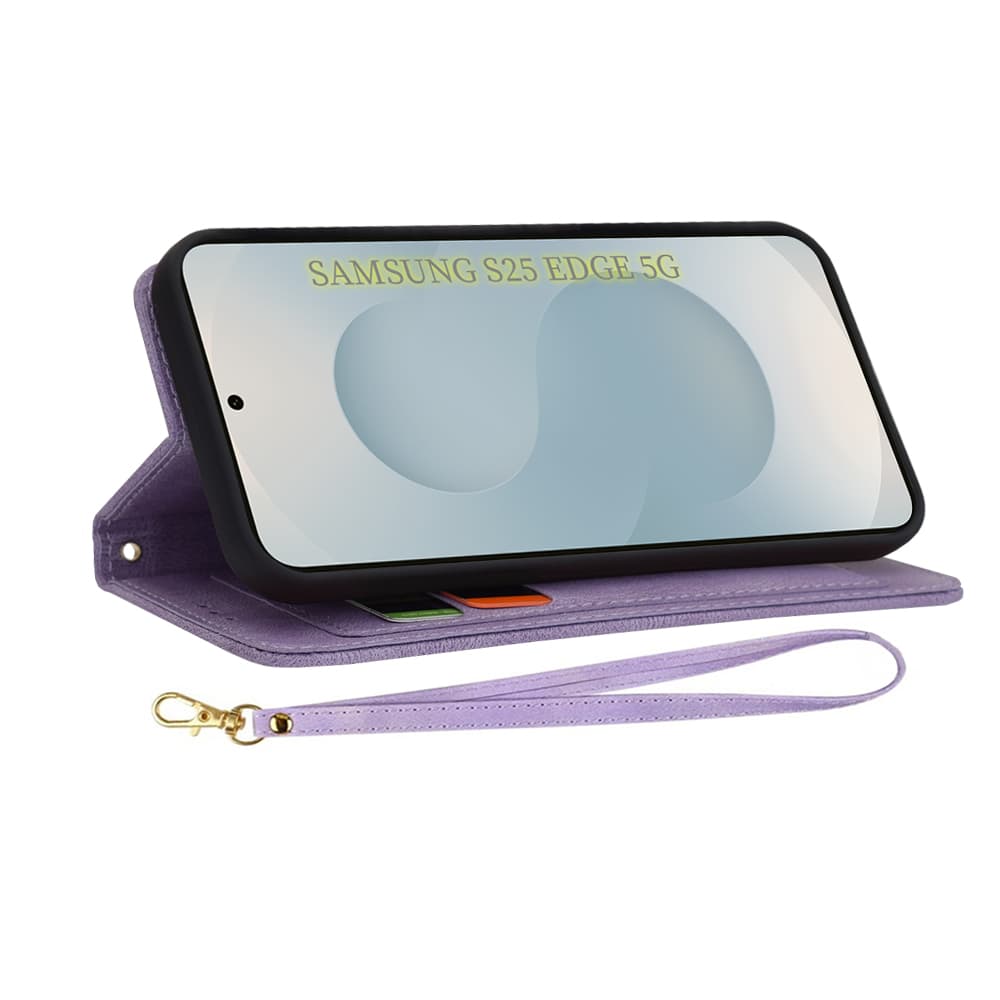 Pouzdro Techsuit FlipCraft pro Samsung Galaxy S25 Edge Tajemná fialová - náhled 4